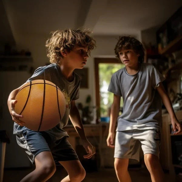 Pallone da Basket Silenzioso da Interno | Rimbalzo Morbido Insonorizzato