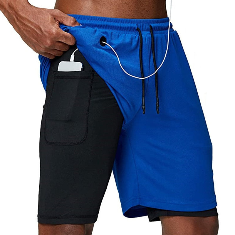 Pantaloncini da Corsa X-Fit | Con Tasca Porta Smartphone e Passante per Maglietta