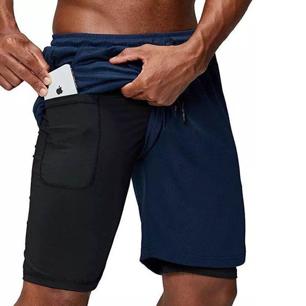 Pantaloncini da Corsa X-Fit | Con Tasca Porta Smartphone e Passante per Maglietta