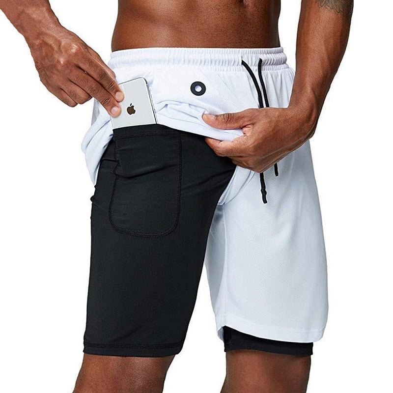 Pantaloncini da Corsa X-Fit | Con Tasca Porta Smartphone e Passante per Maglietta