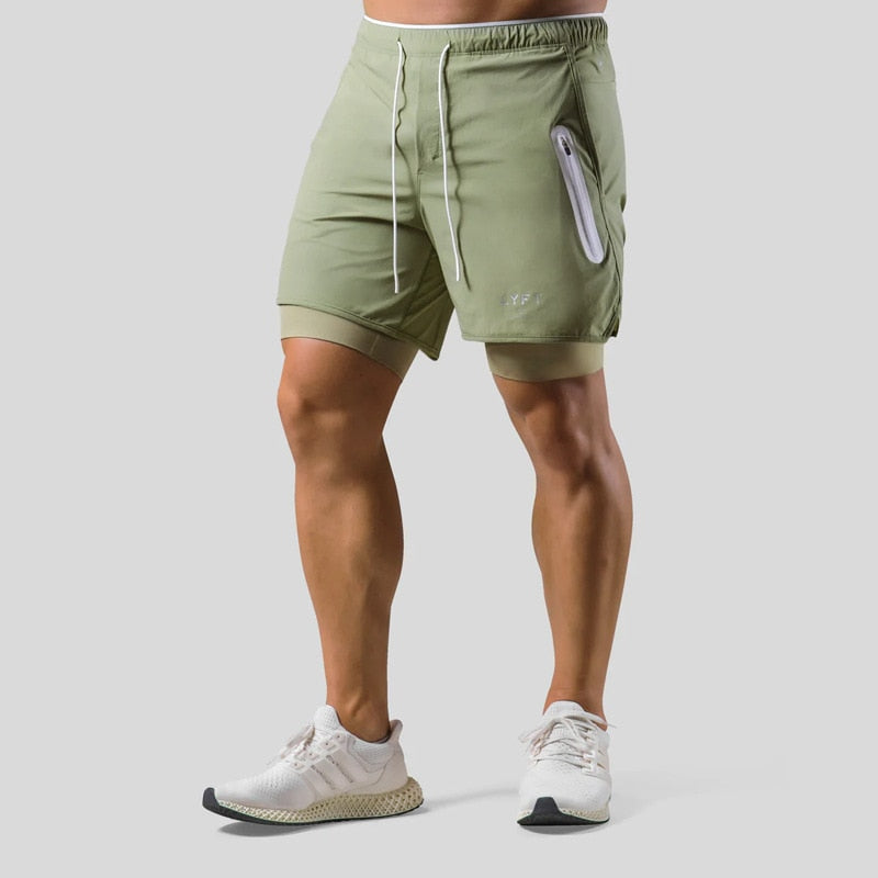 Pantaloncini Sportivi da Uomo 2 in 1 | Perfetti per Ogni Allenamento