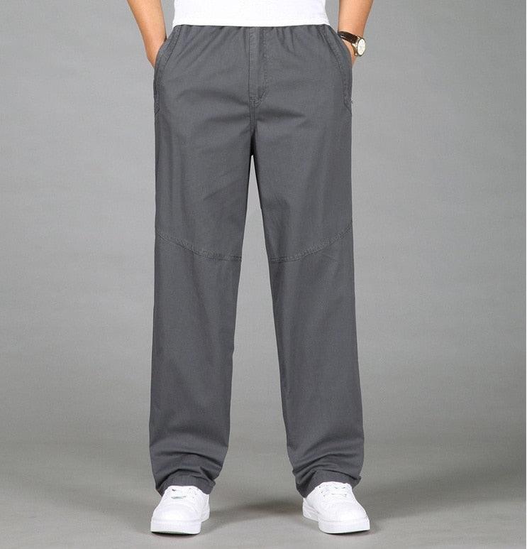 Pantaloni Casual da Uomo Pull-On con Vestibilità Morbida