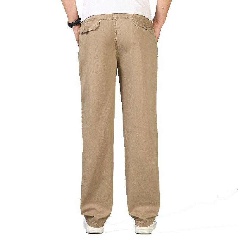 Pantaloni Casual da Uomo Pull-On con Vestibilità Morbida