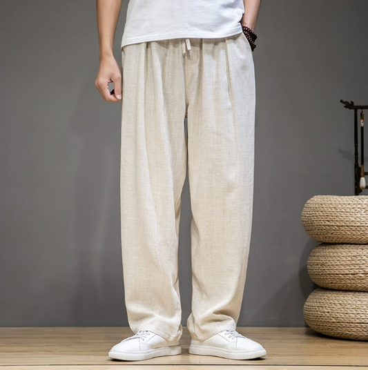 Pantaloni Casual da Uomo Vestibilità Ampia