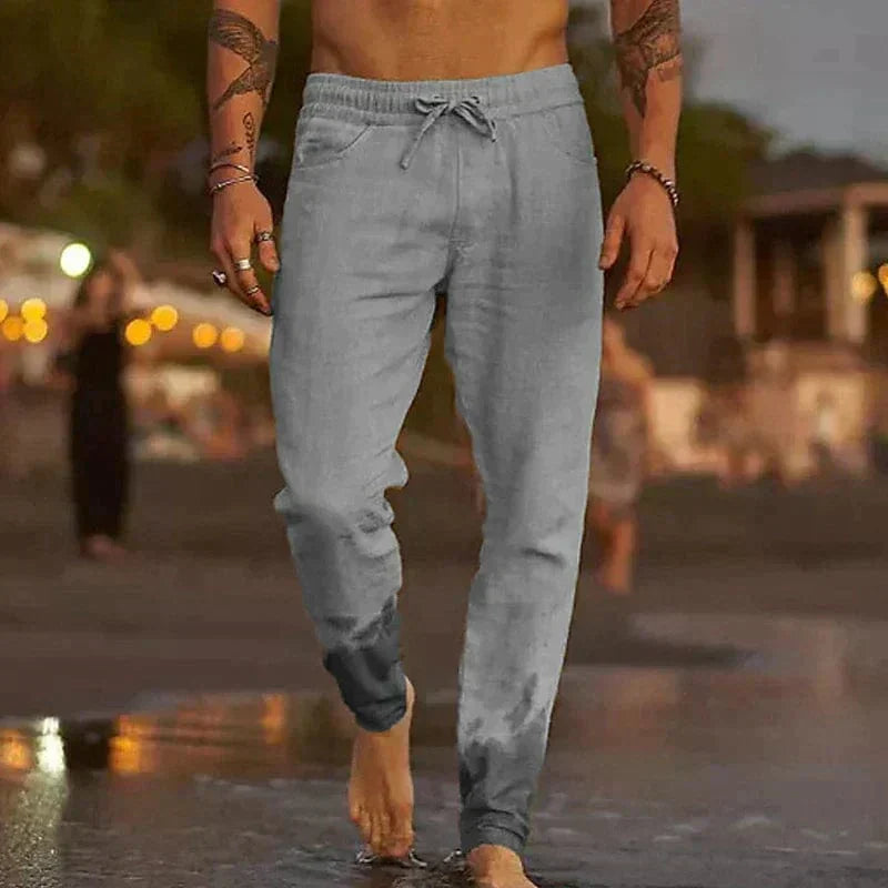 Pantaloni casual in lino