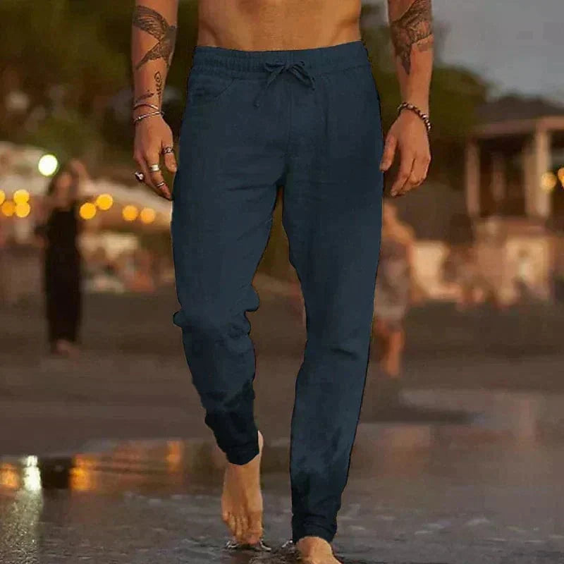 Pantaloni casual in lino