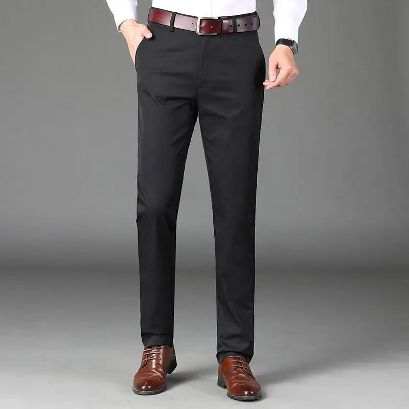 Pantaloni Classici da Uomo ad Alta Elasticità