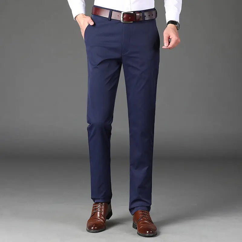 Pantaloni Classici da Uomo ad Alta Elasticità