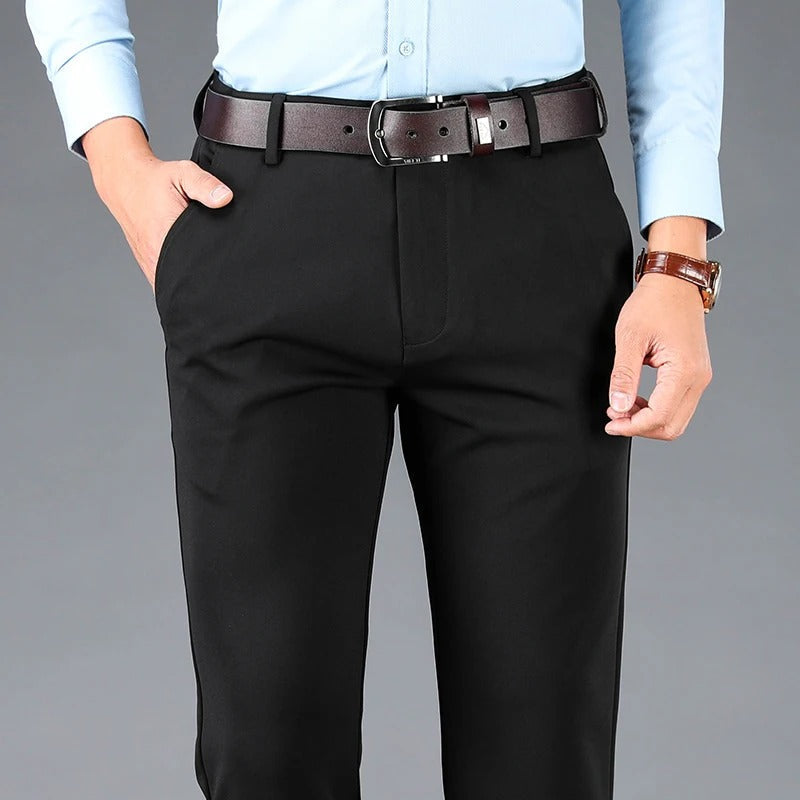 Pantaloni Classici da Uomo ad Alta Elasticità