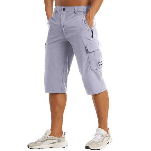 Pantaloni corti cargo capri da uomo
