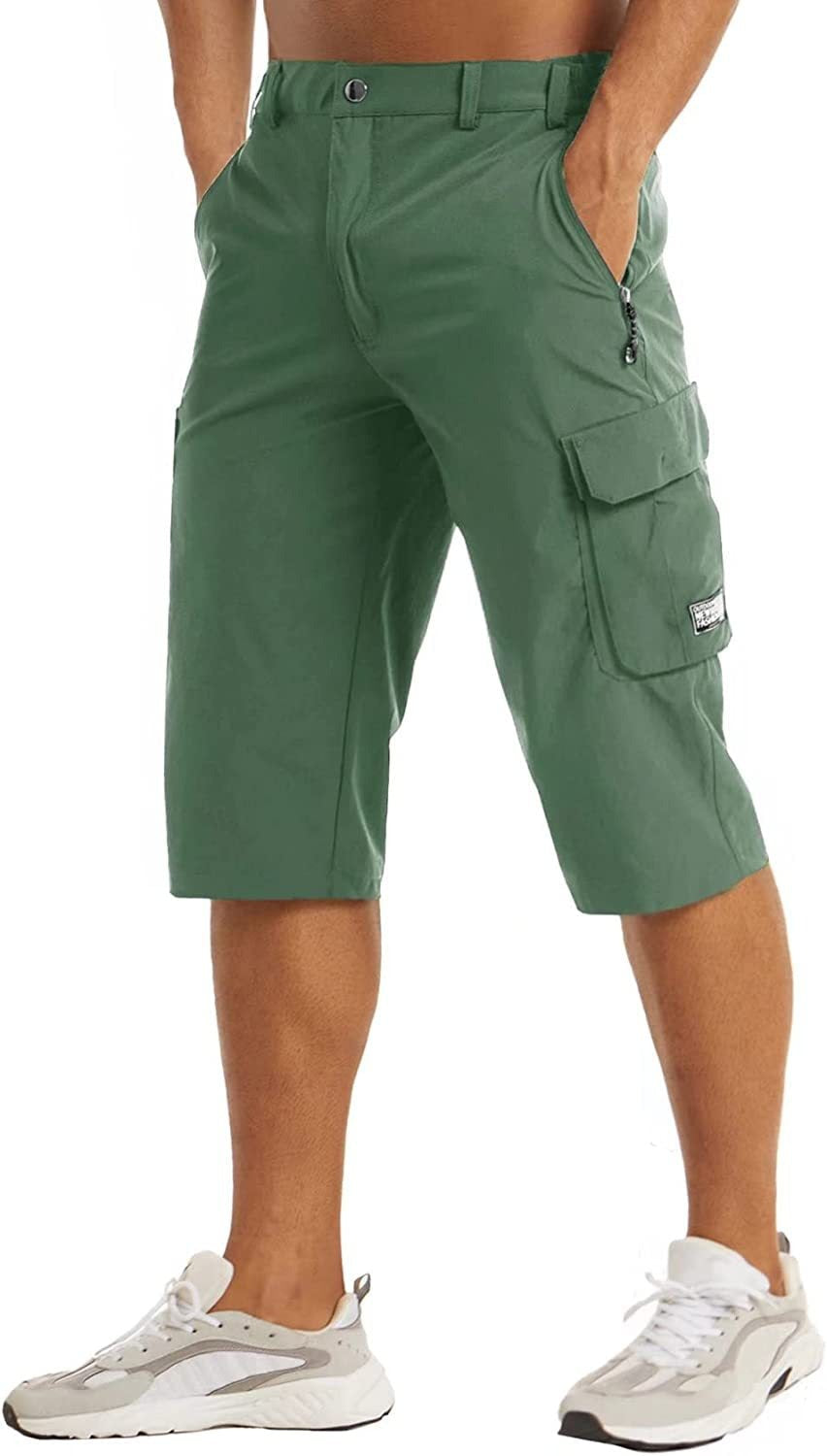 Pantaloni corti cargo capri da uomo