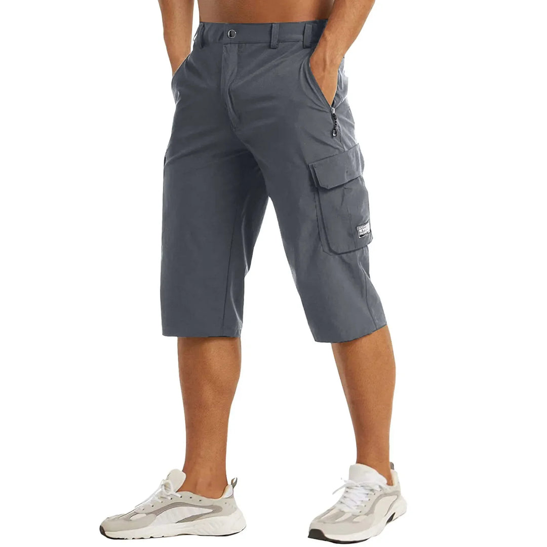 Pantaloni corti cargo capri da uomo