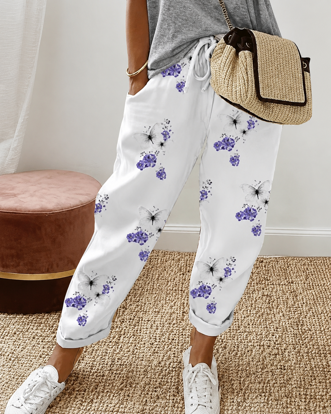 Pantaloni da donna stile lino – taglio leggero ed elegante