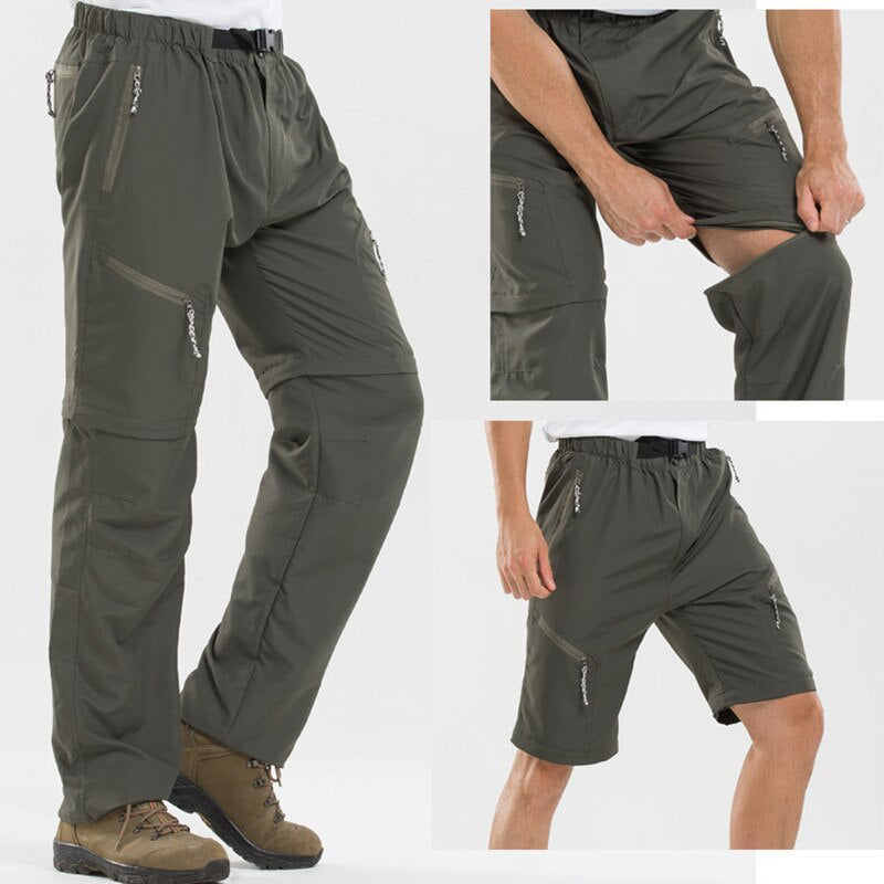 Pantaloni da escursionismo convertibili con gambe staccabili