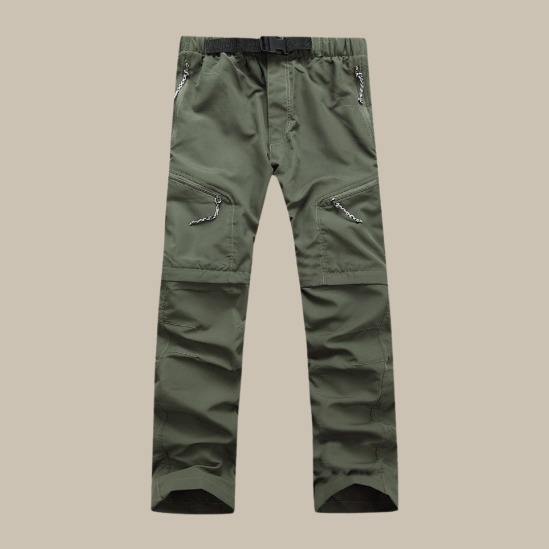 Pantaloni da escursionismo convertibili con gambe staccabili