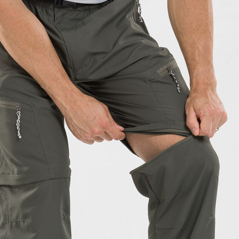 Pantaloni da escursionismo convertibili con gambe staccabili