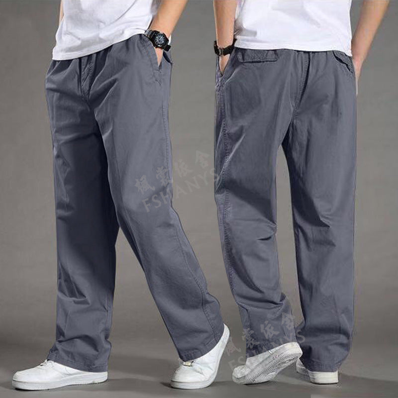 Pantaloni da uomo con vestibilità comoda e trama morbida