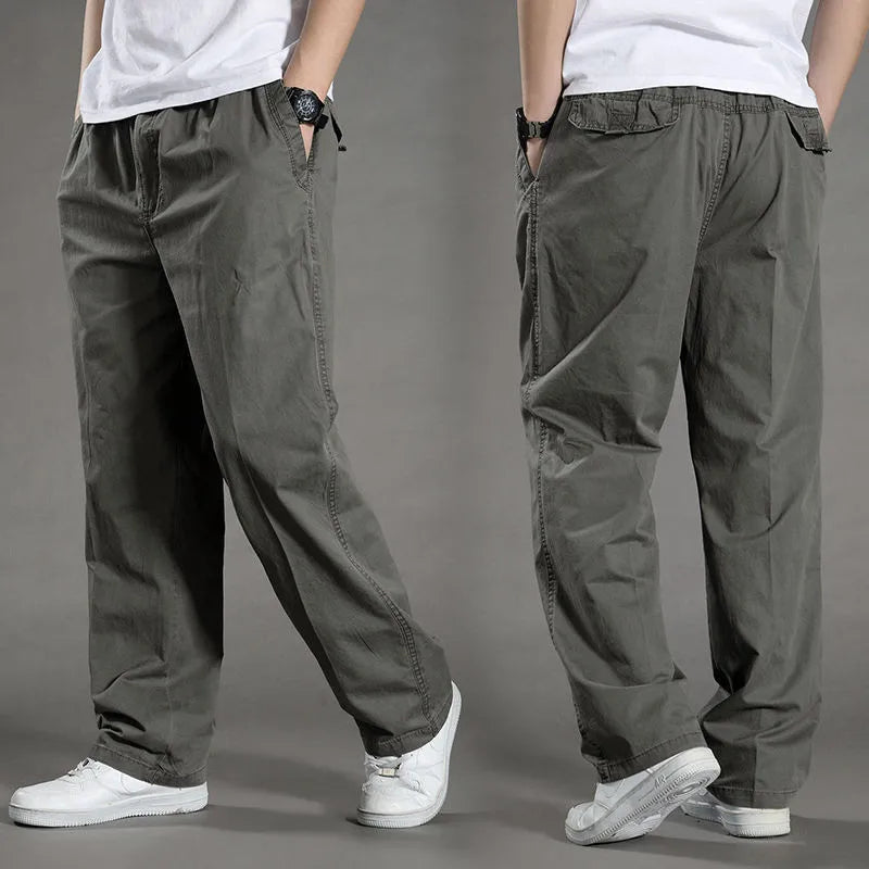 Pantaloni da uomo con vestibilità comoda e trama morbida