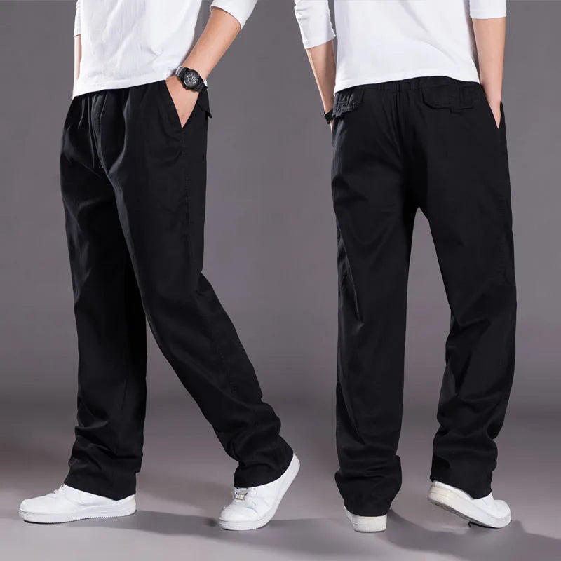 Pantaloni da uomo con vestibilità comoda e trama morbida