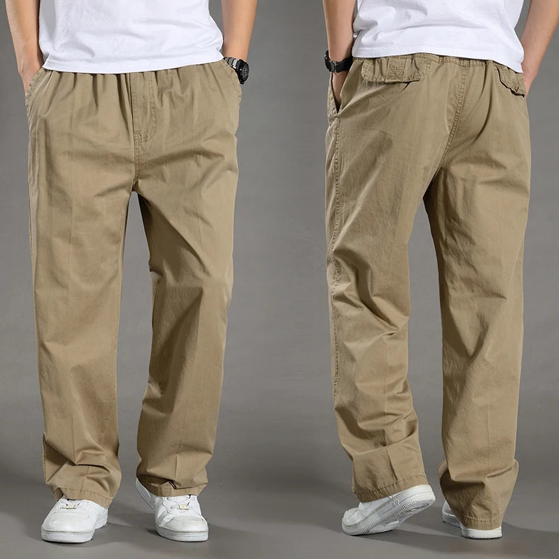 Pantaloni da uomo con vestibilità comoda e trama morbida