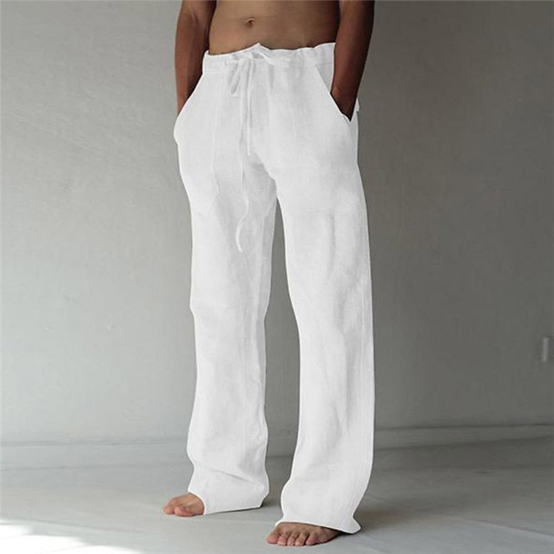Pantaloni da uomo in lino - leggeri ed eleganti