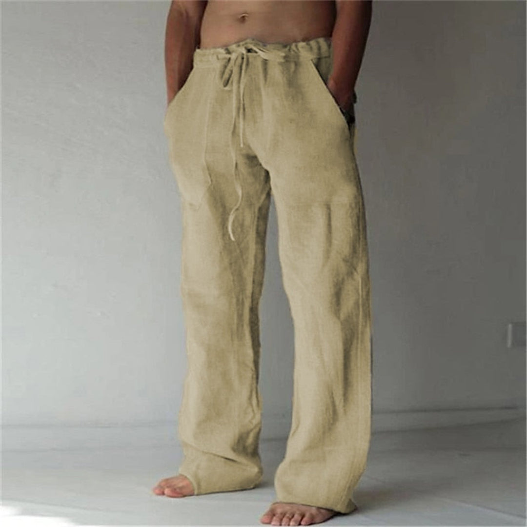 Pantaloni da uomo in lino - leggeri ed eleganti