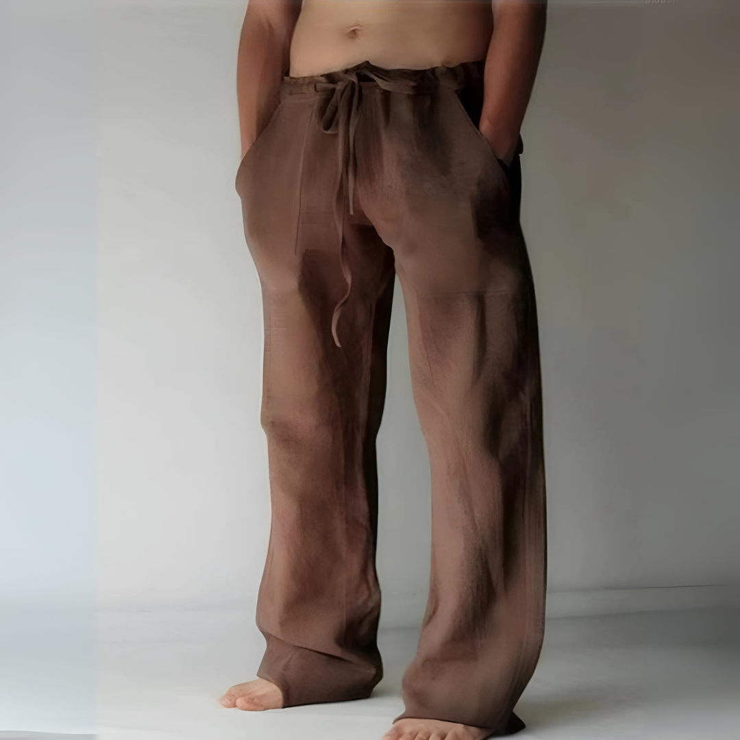 Pantaloni da uomo in lino - leggeri ed eleganti