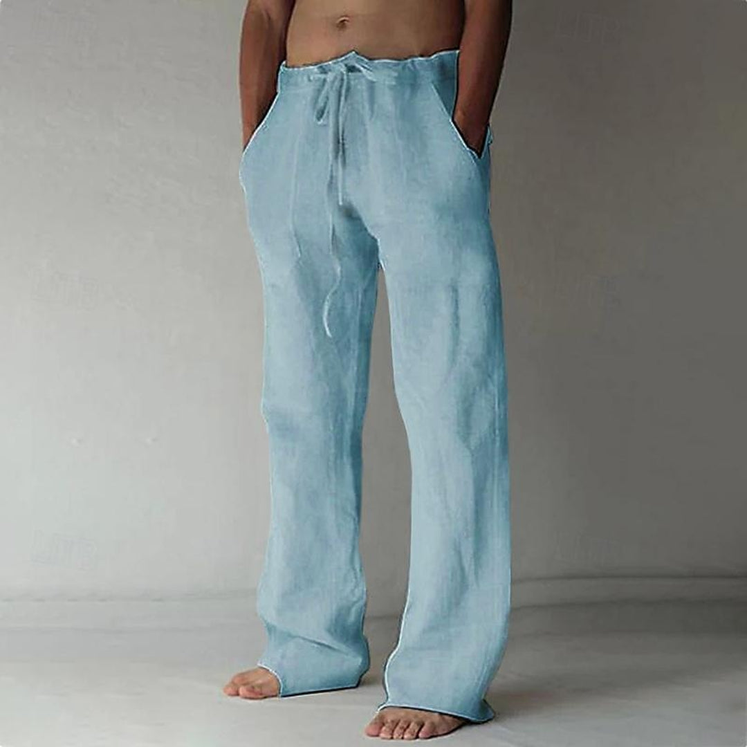 Pantaloni da uomo in lino - leggeri ed eleganti