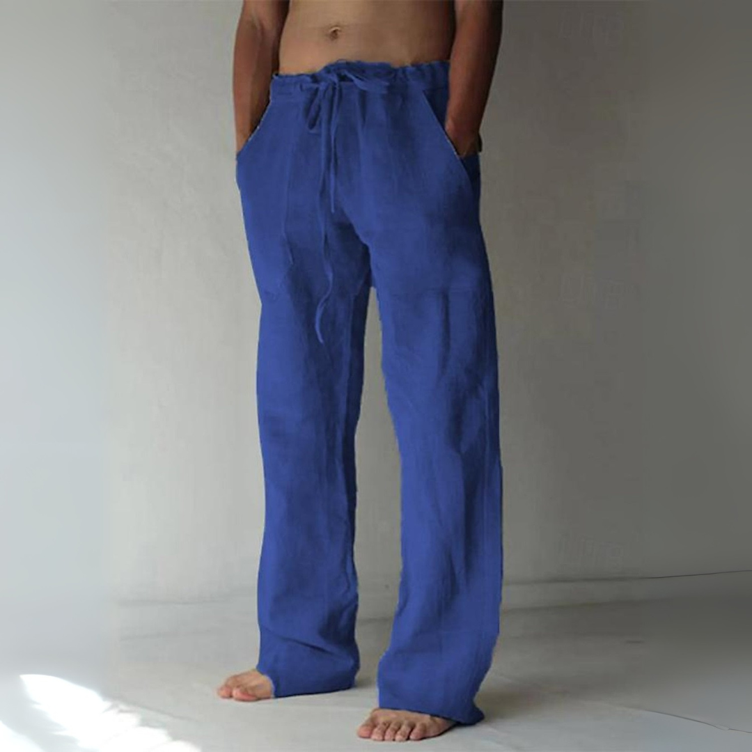 Pantaloni da uomo in lino - leggeri ed eleganti