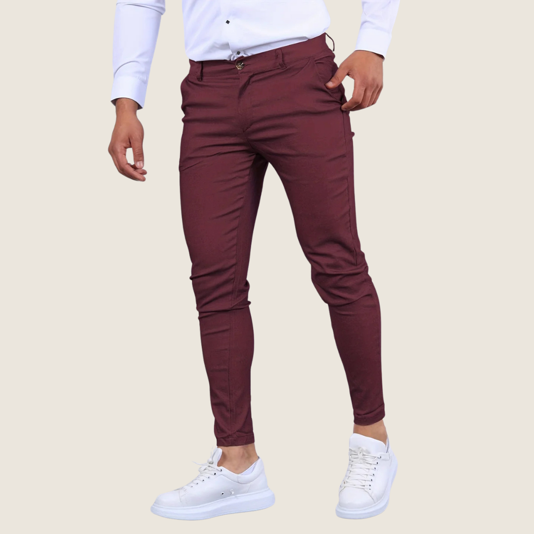 Pantaloni da Uomo Slim Fit alla Caviglia