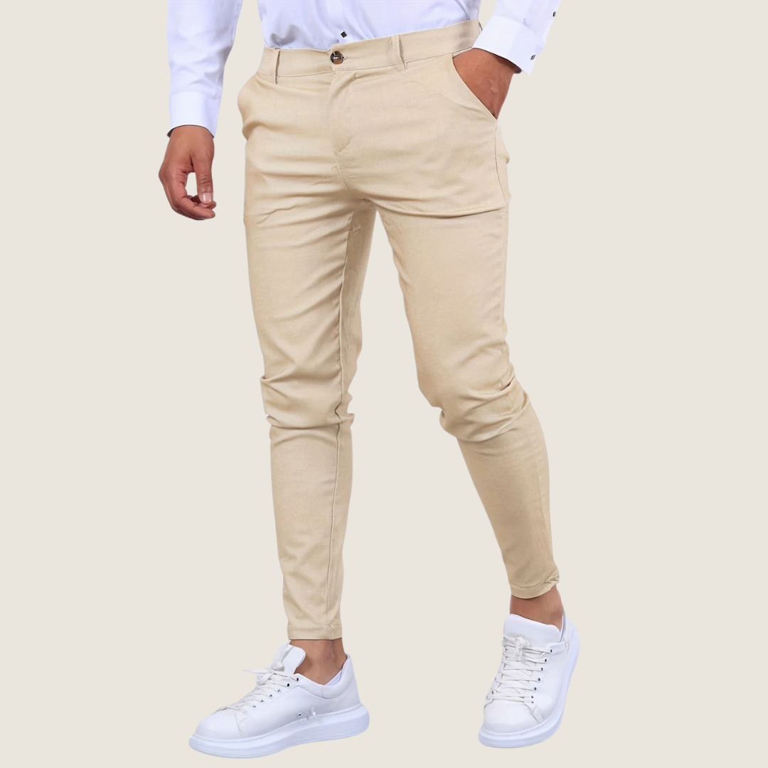 Pantaloni da Uomo Slim Fit alla Caviglia