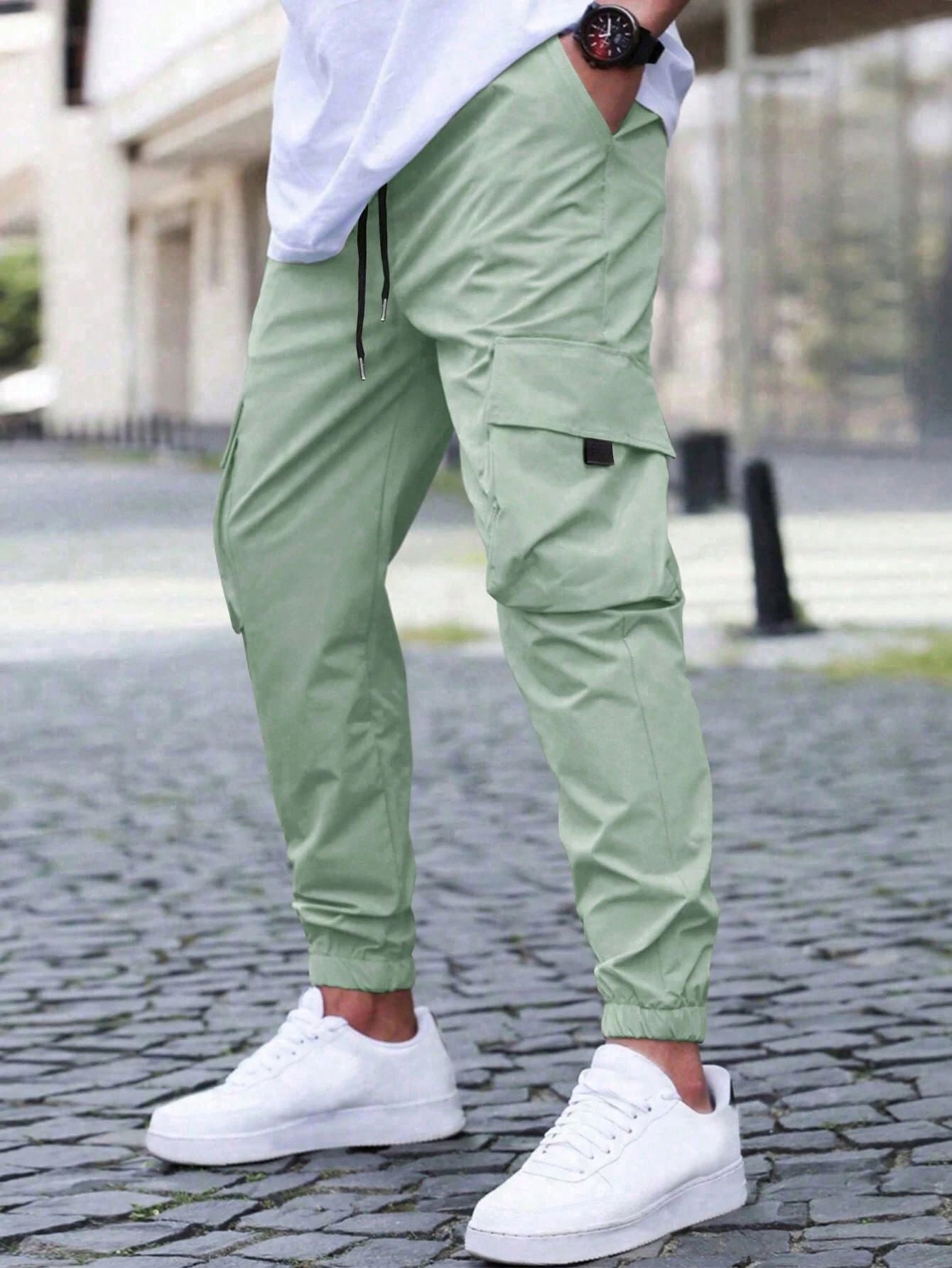 Pantaloni della Tuta Cargo da Uomo