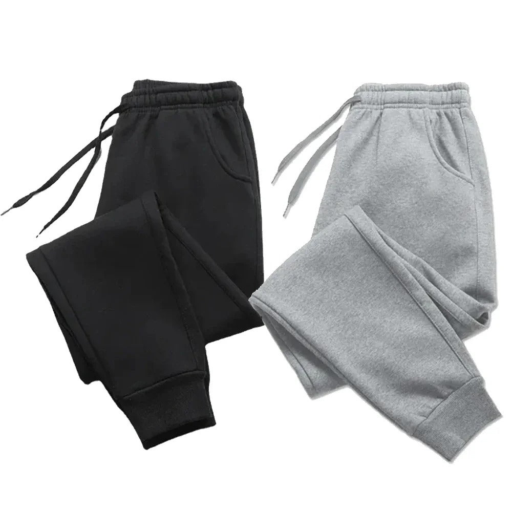 Pantaloni della tuta casual in pile da uomo