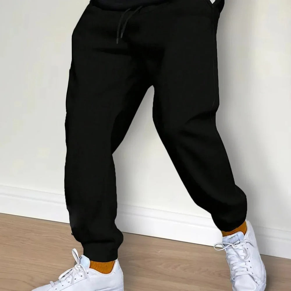 Pantaloni della tuta casual in pile da uomo
