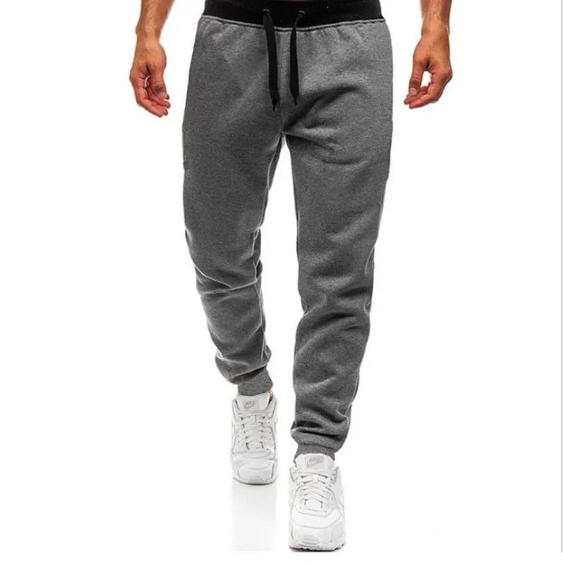 Pantaloni della tuta casual in pile da uomo