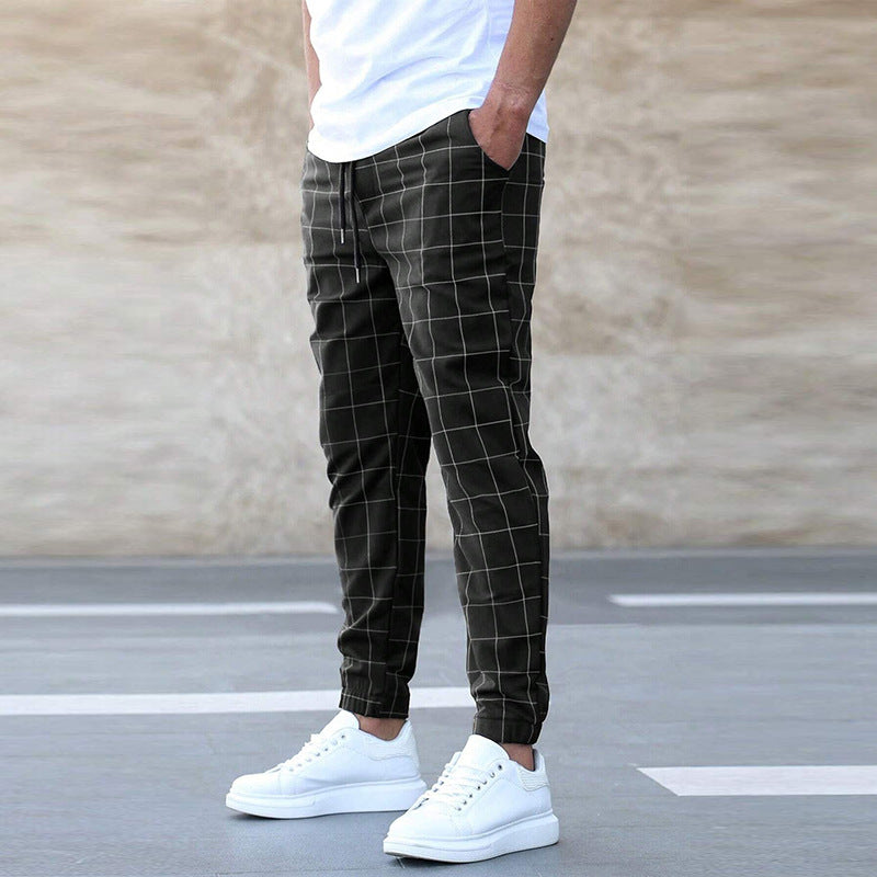 Pantaloni della tuta da uomo a quadri