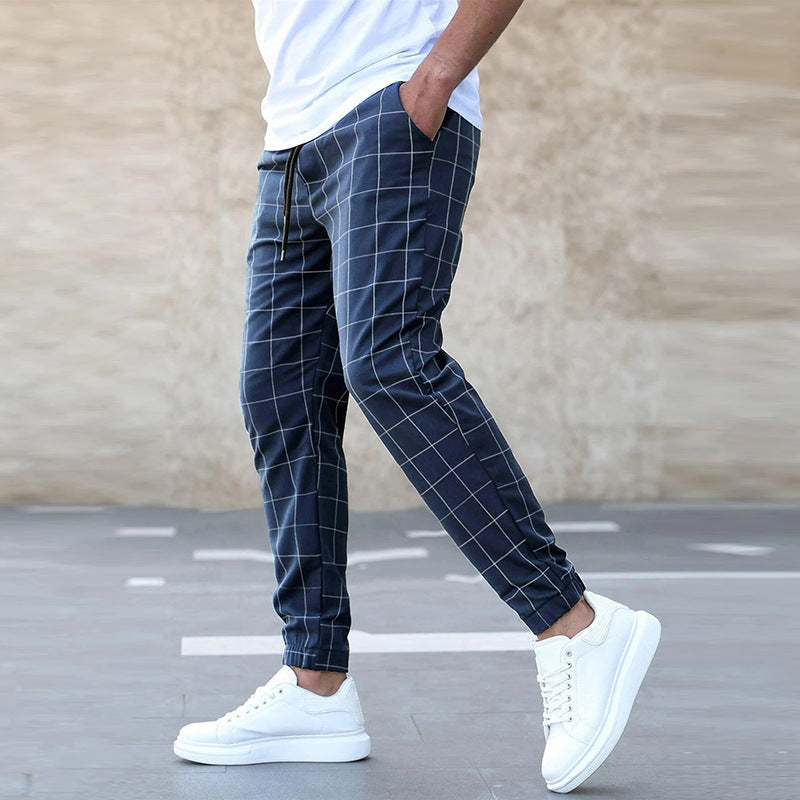 Pantaloni della tuta da uomo a quadri