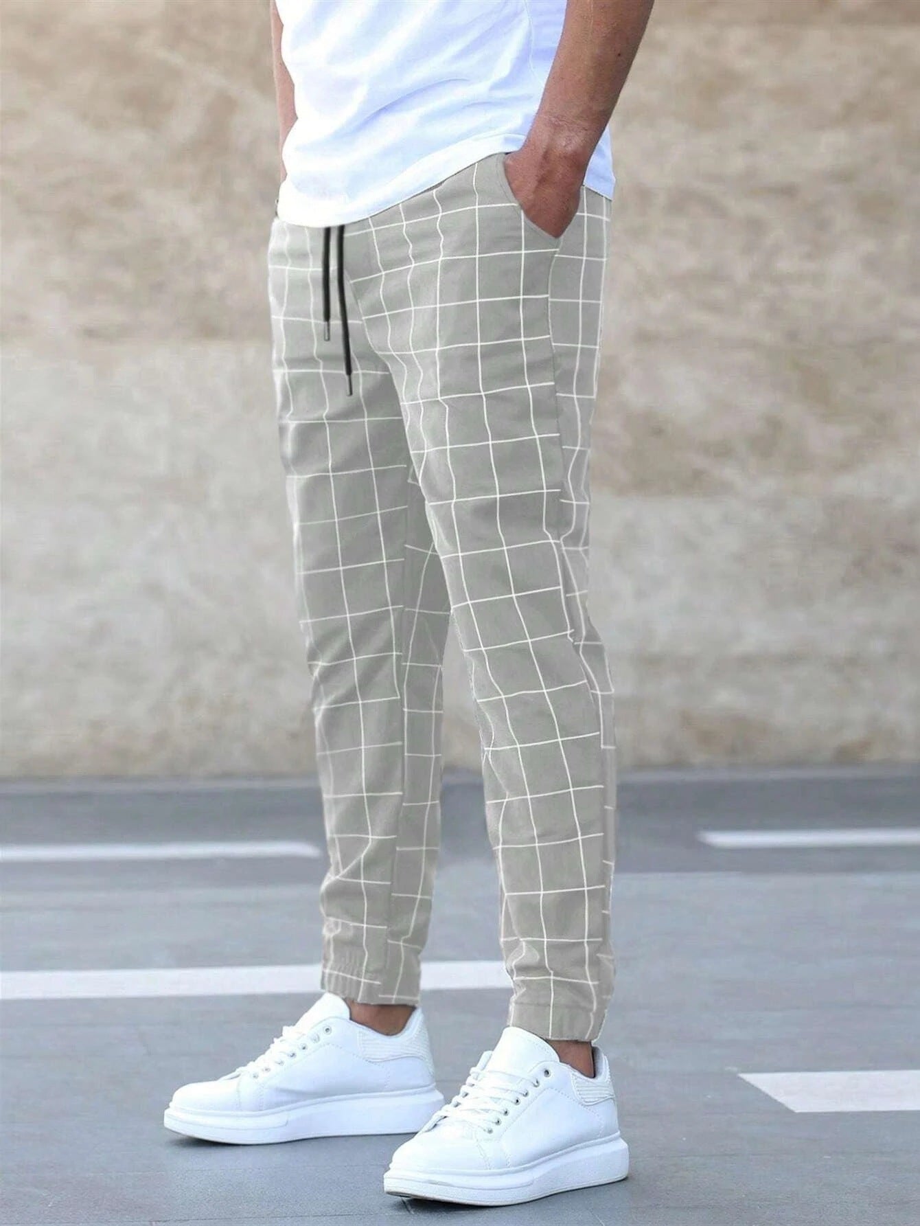 Pantaloni della tuta da uomo a quadri