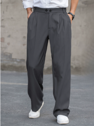 Pantaloni formali con pinces