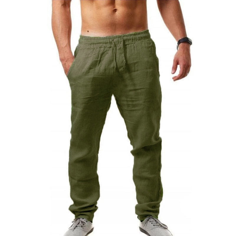 Pantaloni in materiale piacevolmente traspirante