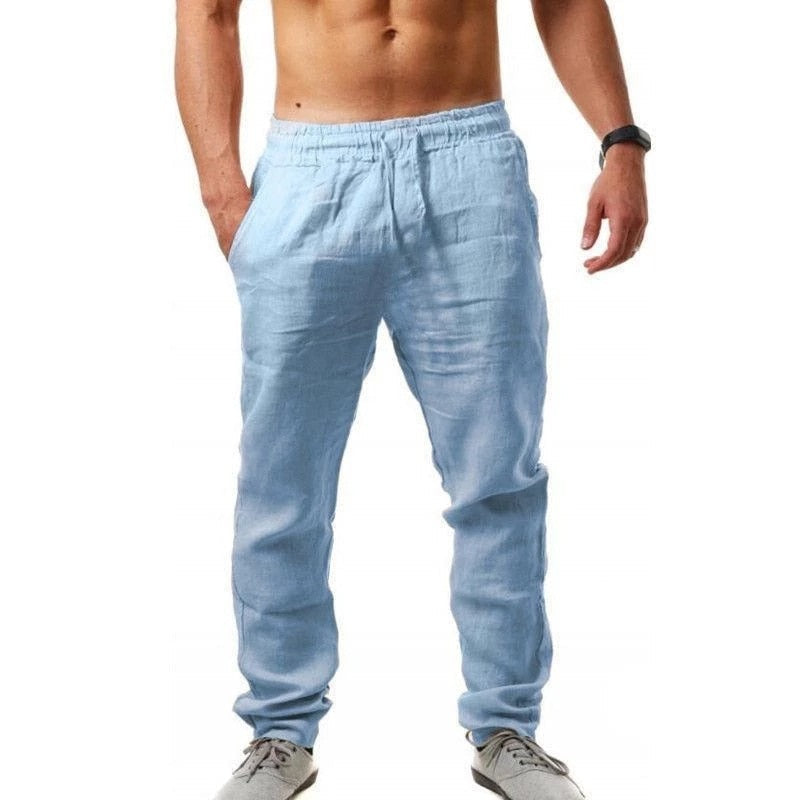 Pantaloni in materiale piacevolmente traspirante