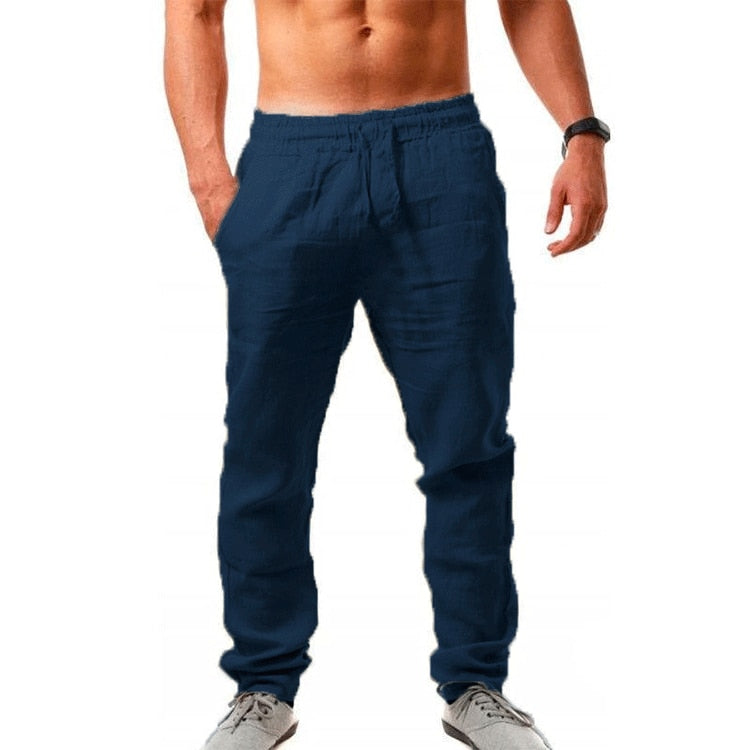 Pantaloni in materiale piacevolmente traspirante