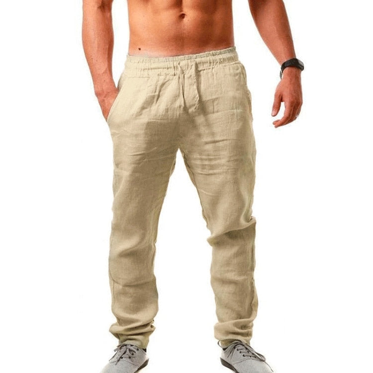 Pantaloni in materiale piacevolmente traspirante