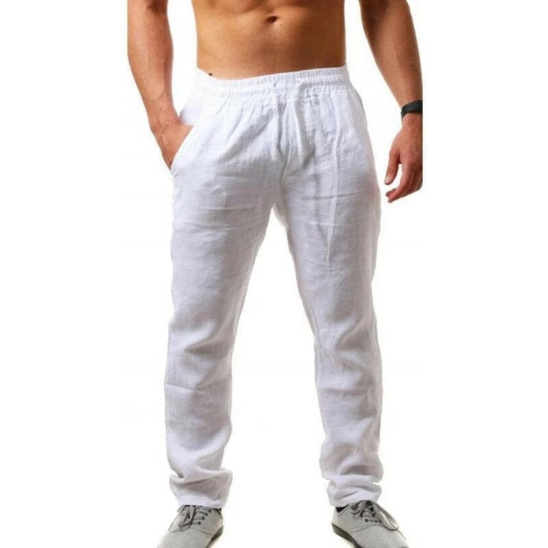 Pantaloni in materiale piacevolmente traspirante