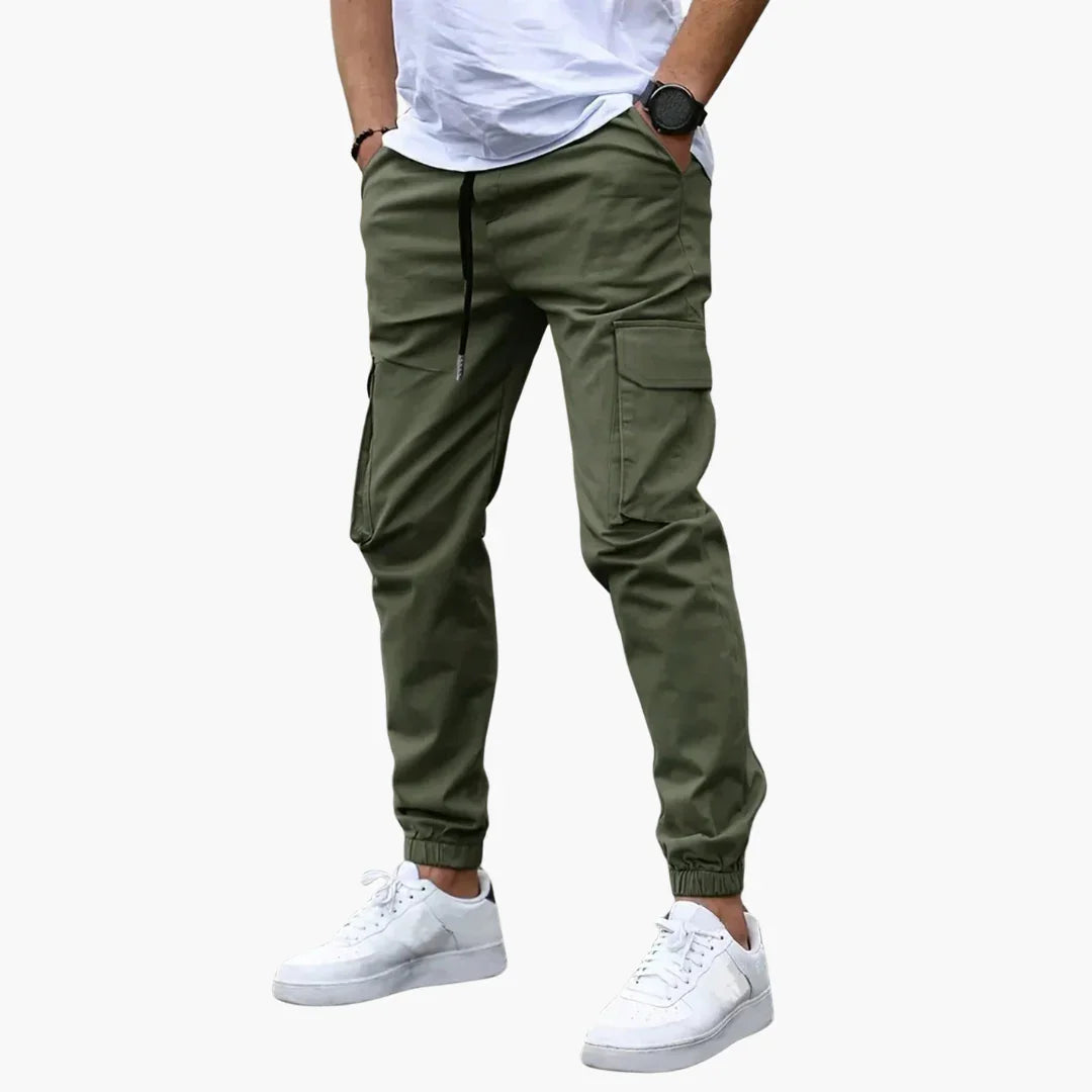 Pantaloni Jogger Cargo da Uomo Vestibilità Comoda con Tasche e Stile