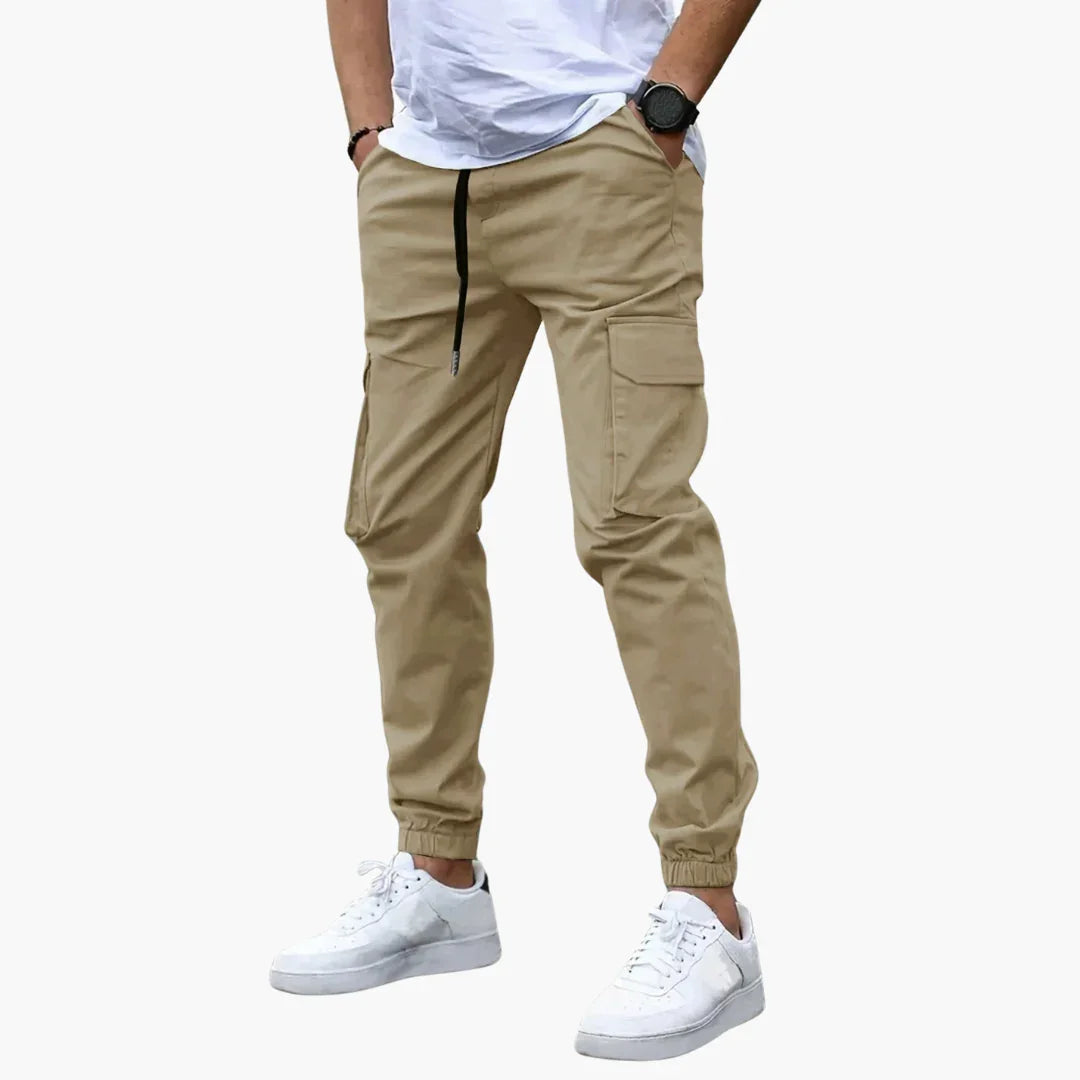 Pantaloni Jogger Cargo da Uomo Vestibilità Comoda con Tasche e Stile