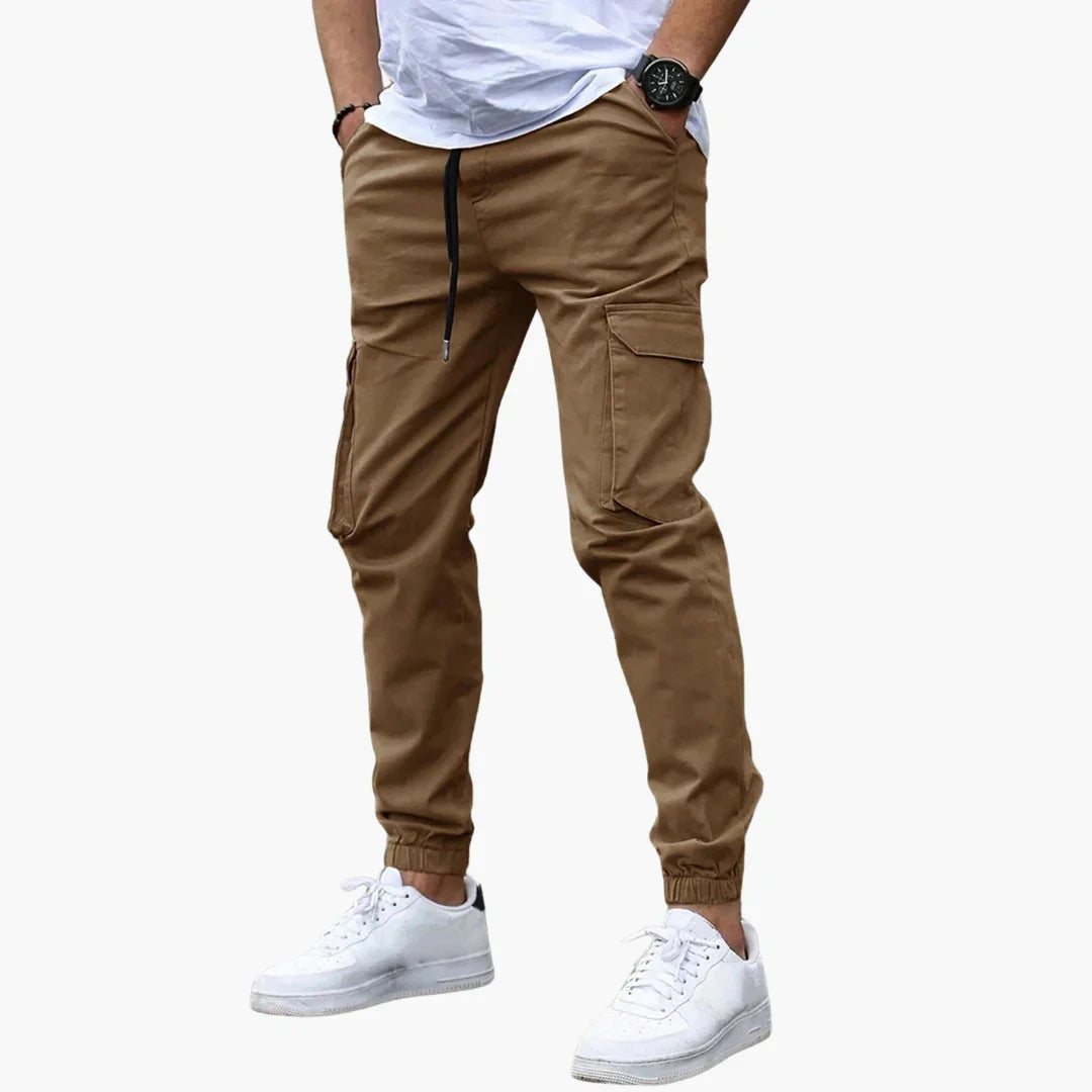 Pantaloni Jogger Cargo da Uomo Vestibilità Comoda con Tasche e Stile