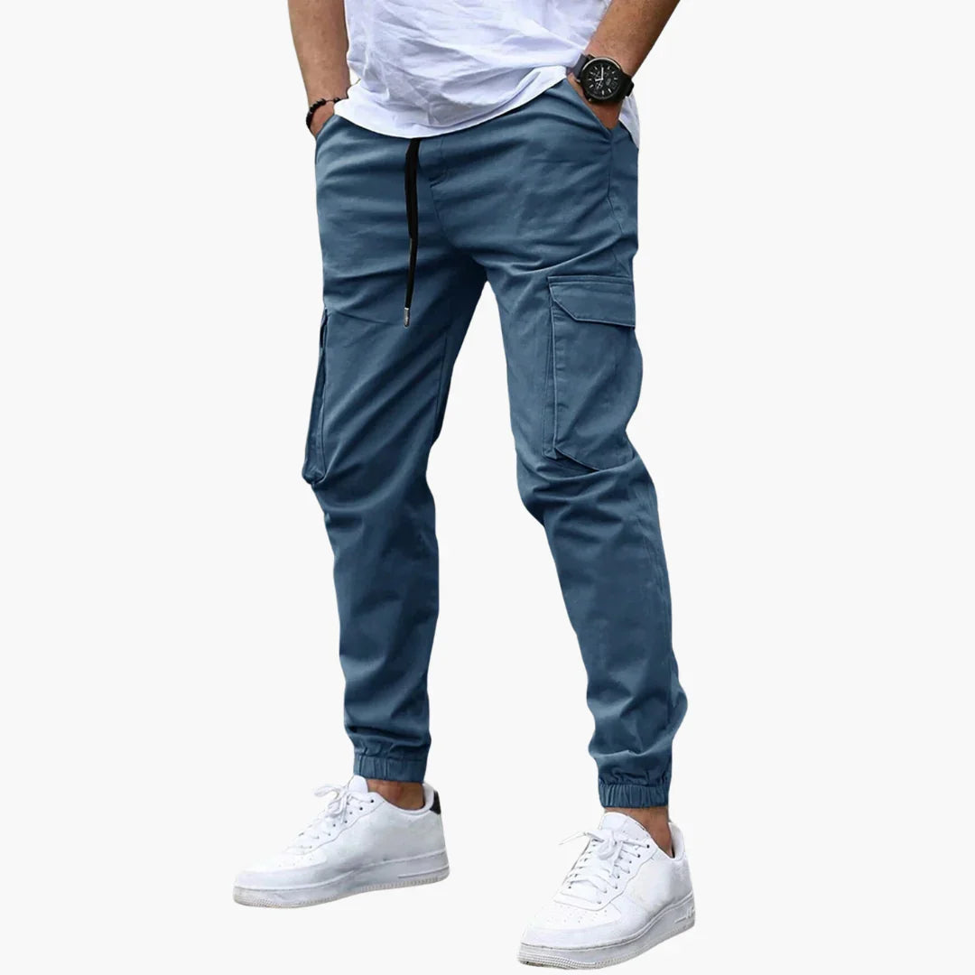 Pantaloni Jogger Cargo da Uomo Vestibilità Comoda con Tasche e Stile