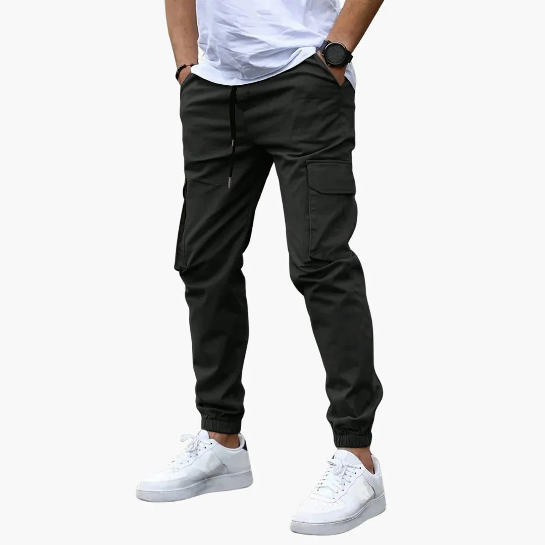 Pantaloni Jogger Cargo da Uomo Vestibilità Comoda con Tasche e Stile