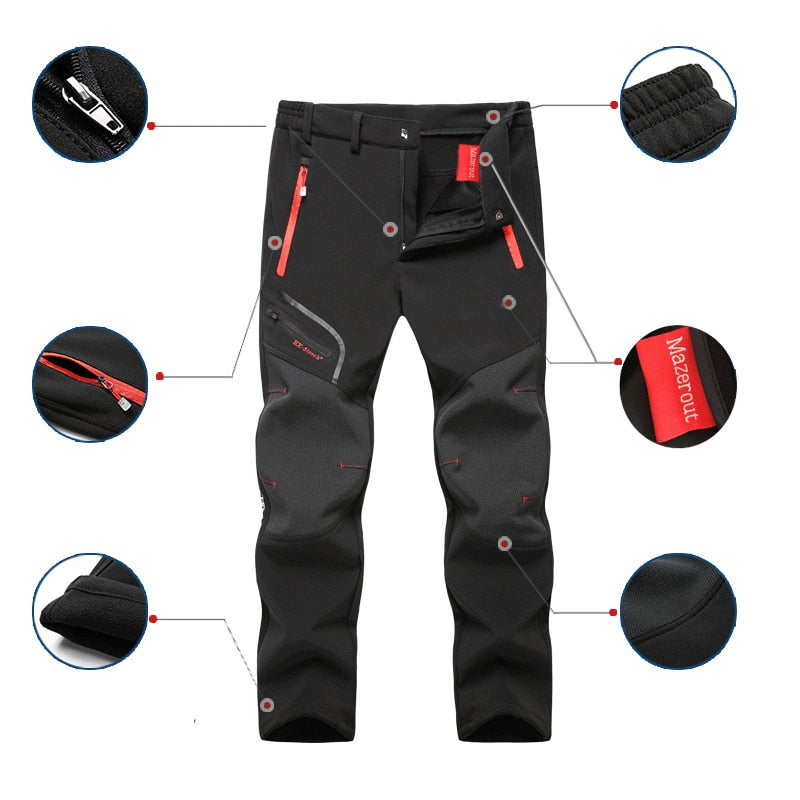 Pantaloni outdoor impermeabili ad asciugatura rapida